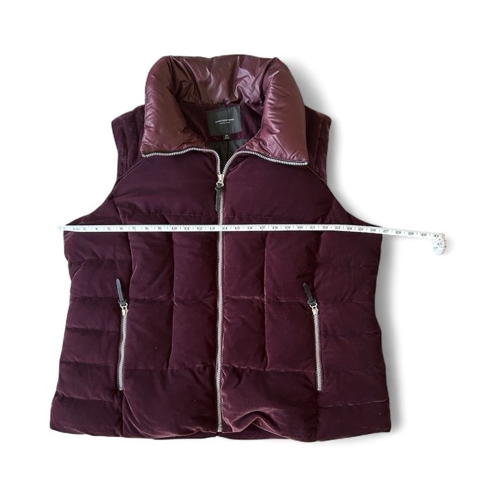 Marc New York women’s burgundy down feather vest. Size 2X​​​​ - Picture 5 of 7
